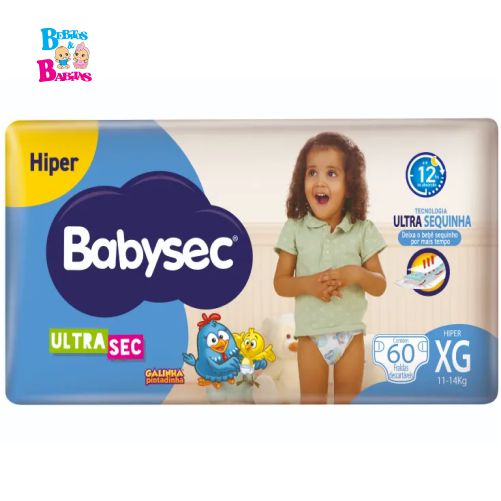 PAÑAL BABYSEC 4/XG x60 unds