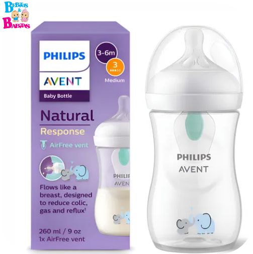 TETERO AVENT 9oz NATURAL REPONSE SCY673/81
