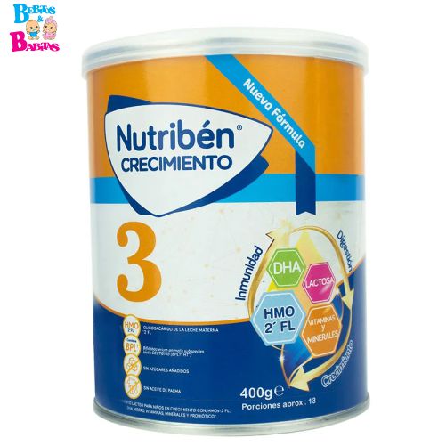 LECHE NUTRIBEN CRECIMIENTO 3 x400g