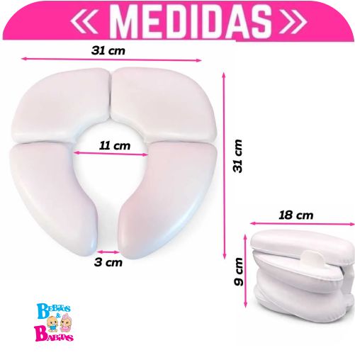 REDUCTOR DE BAÑO ACOLCHADO PORTATIL W