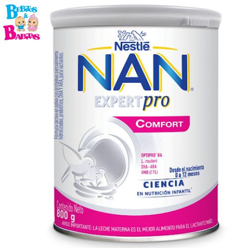 LECHE NAN COMFORT  x800gr 0 A 12 meses