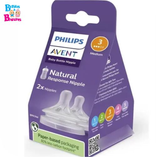CHUPO AVENT RESPONSE x2 MEDIO 3 GOTAS SCY963/02