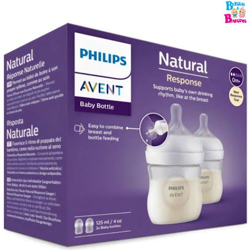 KIT AVENT TETERO NATURAL RESPONSE X2 4oz SCY900/02
