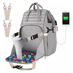 PAÑALERA MORRAL SILLA CARGADOR