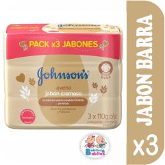 JABON JOHNSON x3 AVENA