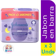 JABON JOHNSON x3 MORADO