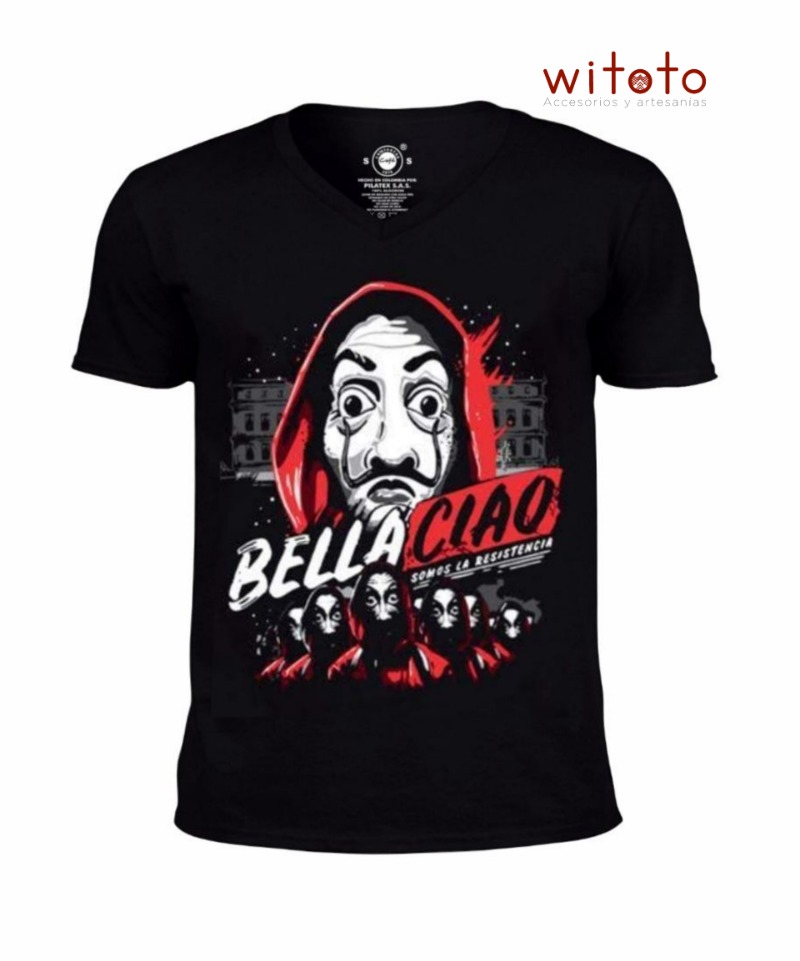 CAMISETA HOMBRE LA CASA DE PAPEL