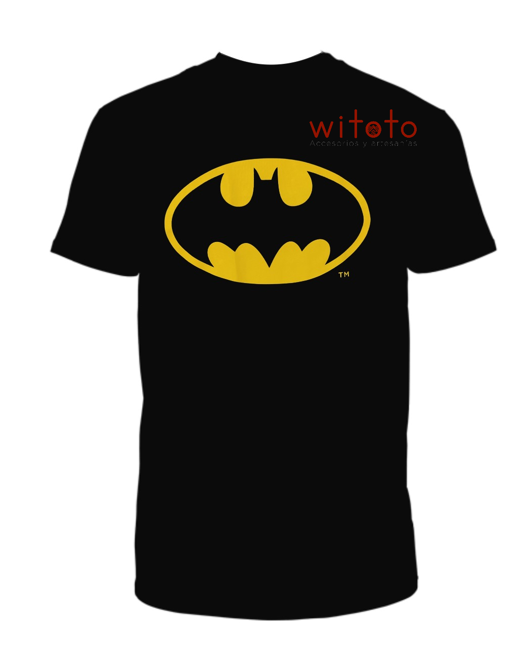 CAMISETA HOMBRE LOGO BATMAN 2