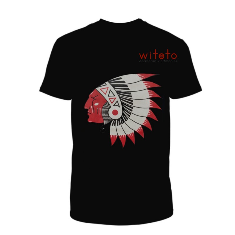 CAMISETA HOMBRE PIEL ROJA