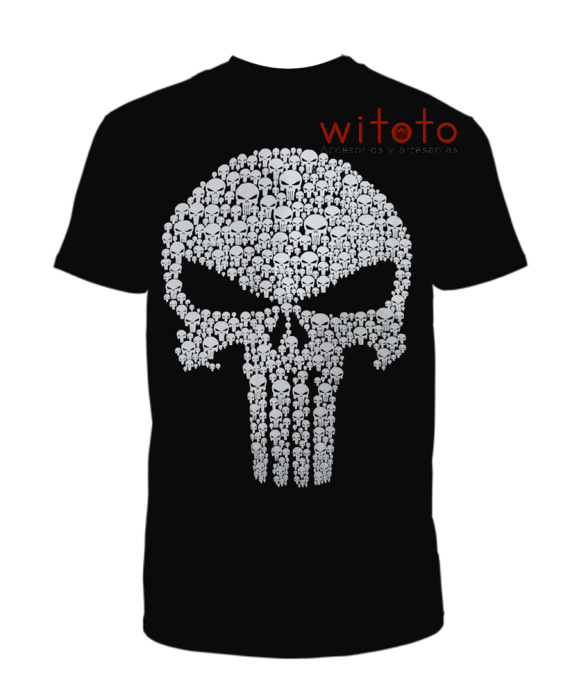 CAMISETA HOMBRE THE PUNISHER CALAVERAS