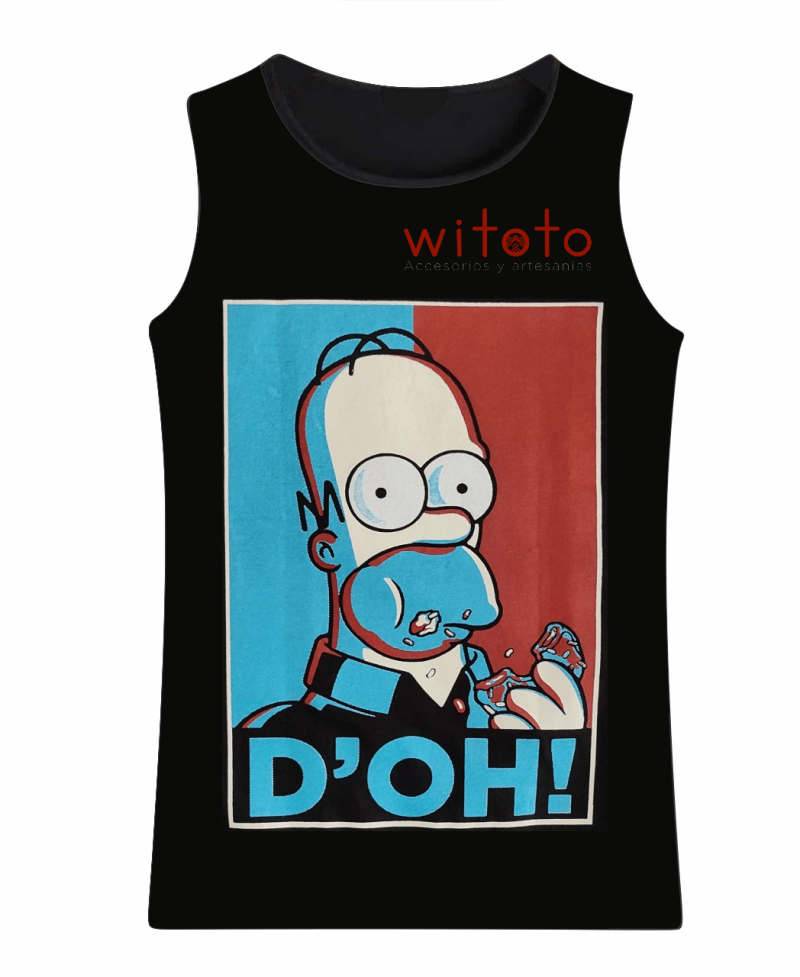 ESQUELETO HOMBRE HOMERO D OH NEGRO