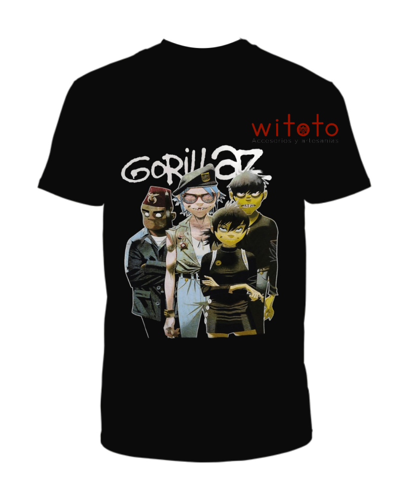 CAMISETA HOMBRE GORILLAZ 2