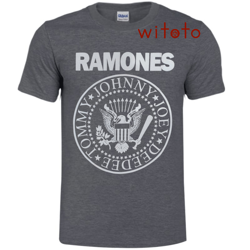 CAMISETA HOMBRE RAMONES GRIS OSCURO