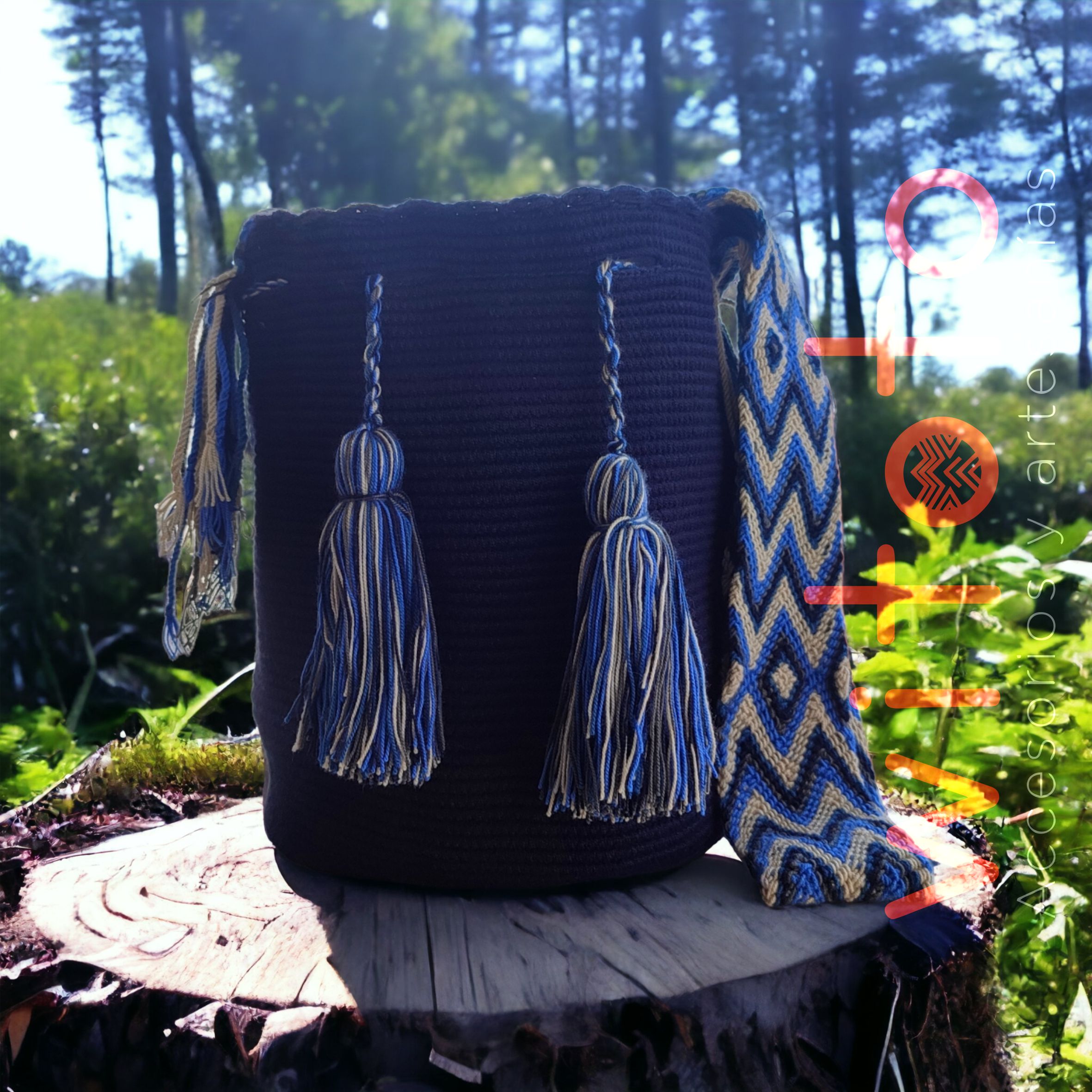 MOCHILA WAYUU AZUL OSCURO 2