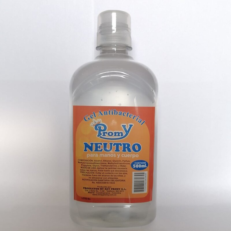 GEL ANTIBACTERIAL PROMY 500ML
