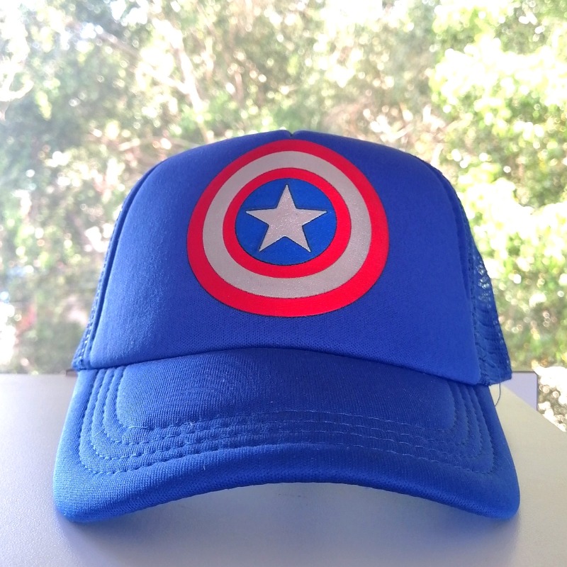 GORRA KIDS CAPITAN AMERICA AZUL