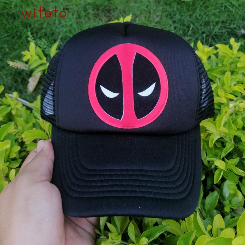 GORRA DEADPOOL NEGRA