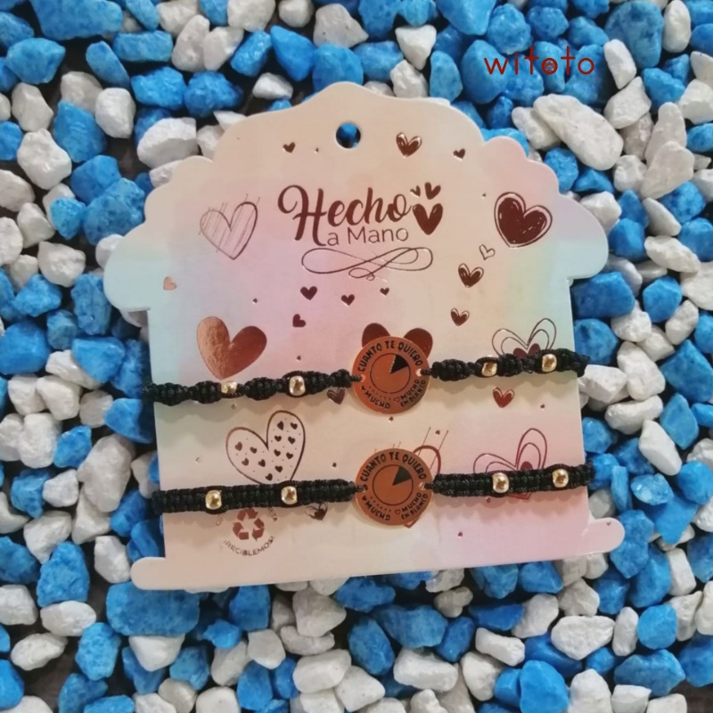 PULSERAS DE PAREJA CUANTO TE QUIERO
