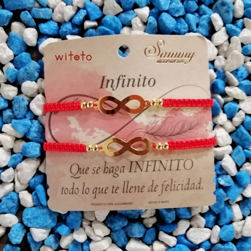 PULSERAS DE PAREJA INFINITO MOTIVO 4