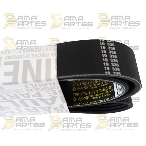 CORREA ALTERNADOR DUSTER 2.000-CAPTUR 2.000 ORIGINAL 7PK1792/117207944R/8200833555R