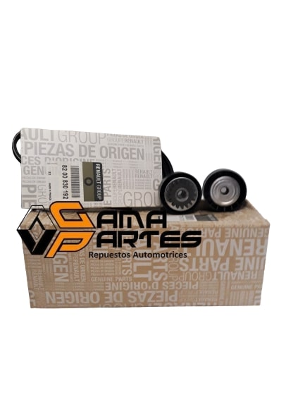 KIT CORREA COMPRESOR CAMPUS-STYLE (1 CORREA 2 TENSORES) ORIGINAL 7701477533R