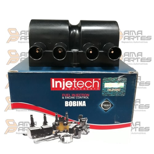 BOBINA ENCENDIDO CORSA 1998/-LANOS-LUV 2.200-NUBIRA-LEGANZA-LADA 21 INJETECH B032/01104038/05276