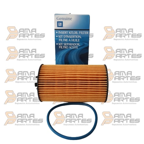 FILTRO ACEITE SONIC-TRACKER-CRUZE 1.400/1.800 16V (ELEMENTO) ORIGINAL 55594651C