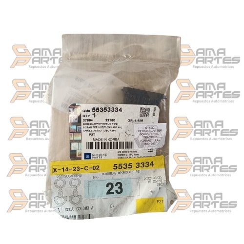 CEDAZO CARTER SONIC-CRUZE-TRACKER (CANASTILLA) ORIGINAL 55353334