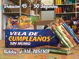 DISPLAY  VELA DE CUMPLEAÑOS NO OLOR X80 UND