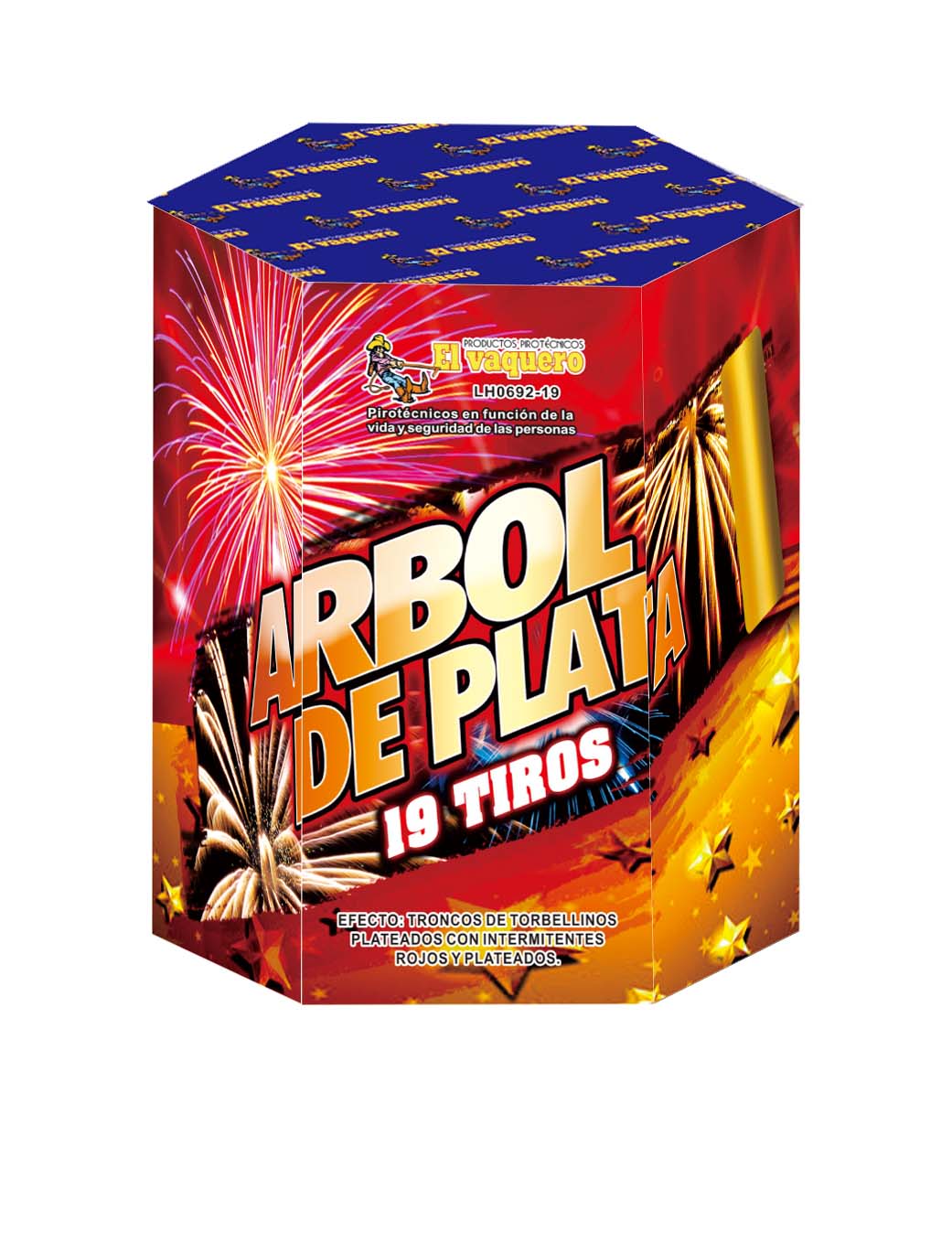 TORTA ARBOL DE PLATA DE 19 TIROS 1"