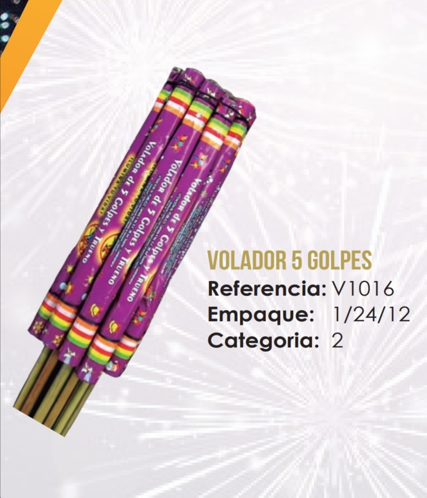 DOCENA VOLADOR DE 5 GOLPES