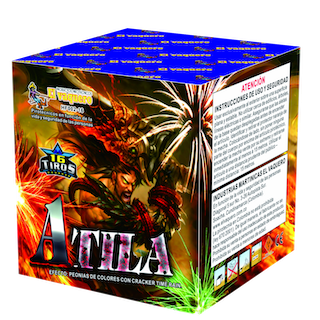 TORTA ATILA DE 16 TIROS 0.8"