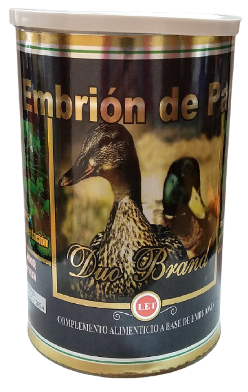 EMBRION DE PATO 400 GRAMOS EN POLVO A BASE DE EMBRIONES DE PATO