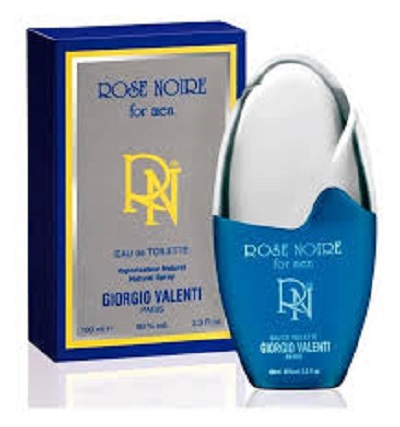 PERFUME ROSA NEGRA PARA HOMBRE GIORGIO VALENTI DE 100 ML.