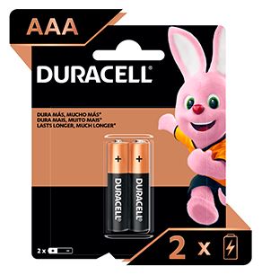 BATERIAS DURACELL AAA X 2UND