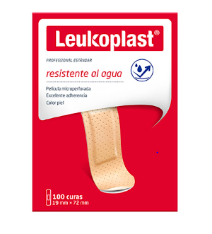 CURITAS X 100 UND LEUKOPLAST COLOR PIEL
