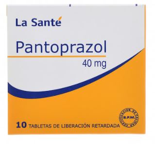 PANTOPRAZOL 40 mg X 10 TABLETAS (LA SANTÈ)