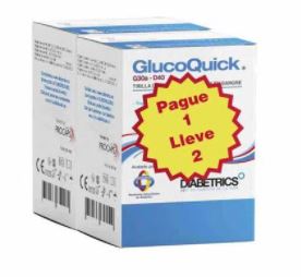 TIRAS GLUCOQUICK G30 X 25 UND PAGUE 1 LLEVE 2