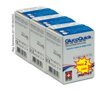 TIRILLAS GLUCOQUICK G30 X 50 PAGUE 2 LLEVE 3