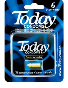 CONDONES TODAY LUBRICADO X 6 UND
