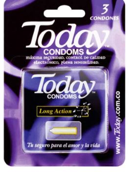 CONDONES TODAY LONG ACTION X 3 UNIDADES