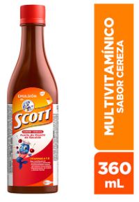 EMULSIÓN SCOTT SABOR CEREZA X 360 ml