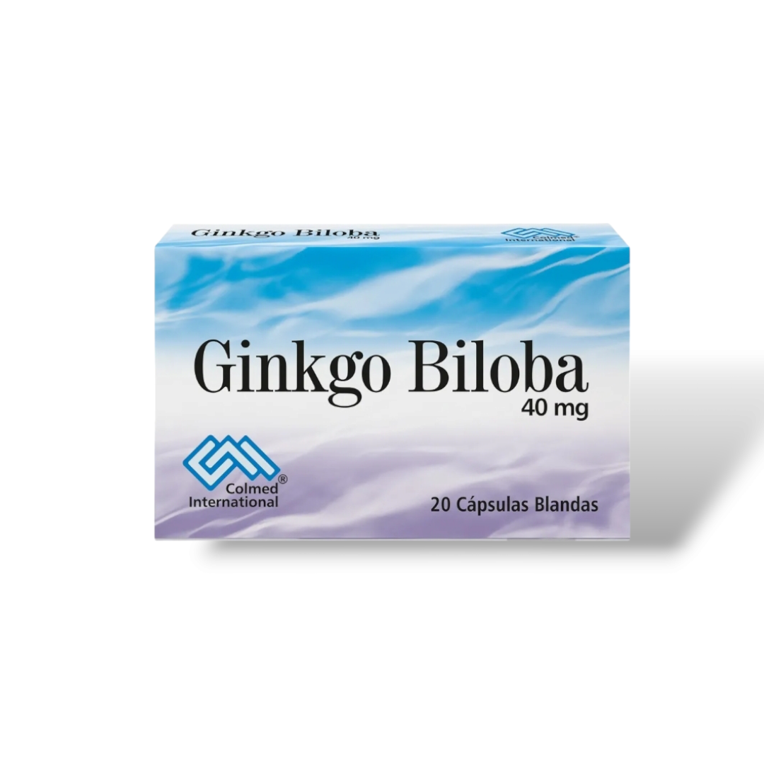 GINKGO BILOBA 40 mg X 20 CÁPSULAS (COLMED)