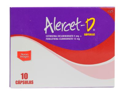 ALERCET D X 10 CÀPSULAS