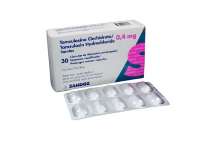 TAMSULOSINA 0,4 mg X 10 CÀPSULAS (SANDOZ)