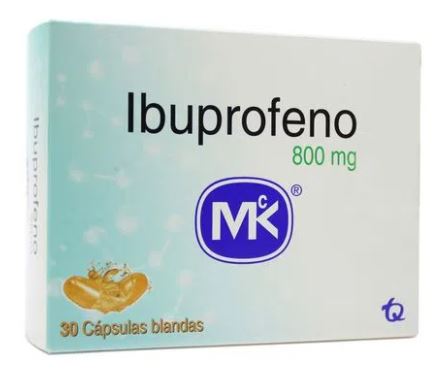 IBUPROFENO 800 mg X 10 CÁPSULAS MK