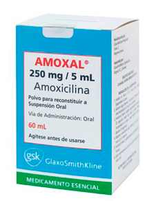 AMOXAL 250 mg SUSPENSIÓN ORAL X 60 ml