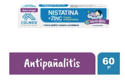 NISTATINA + OXIDO DE ZINC X 60 g  (COLMED)