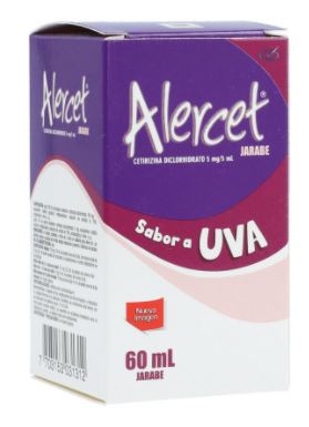 ALERCET JARABE X 60 ml SABOR UVA