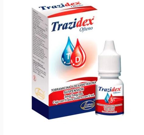 TRAZIDEX OFTENO GOTAS OFTALMICAS X 5 ml